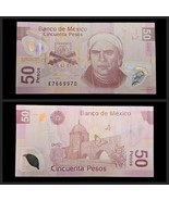 Mexico 50 Pesos 2005-Sep-07 P# 123b Series &quot;B&quot; Polymer Banknote Ciculated - $746.37 MXN