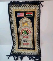 Operation Iraqi Freedom 2008-9 Iraq Baghdad Tapestry Prayer Rug - £33.81 GBP