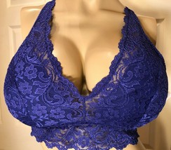 Smart &amp; Sexy Purple L Bralette 38 C Wire Free SA874 Unlined Bra - £11.03 GBP