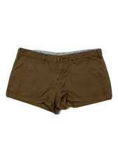 Arizona Women Size 3 (Measure 29x2) Brown Casual Chino Shortie Shorts - £5.76 GBP