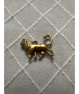 Disney Lion King Simba Small Charm Pendant Gold Tone 1990&#39;s - €8,00 EUR