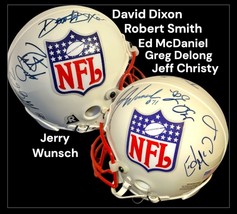 MULTI 6 PLAYER VIKINGS BUCS AUTOGRAPHED SIGNED NFL MINI HELMET wCOA L@@K - $98.99