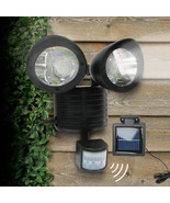 22 LED Dual Security Detector Solar Spot Light Motion Sensor Outdoor Flo... - $35.00