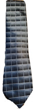 John Ashford Gray Blue Plaid Silk Dress Tie - £8.33 GBP