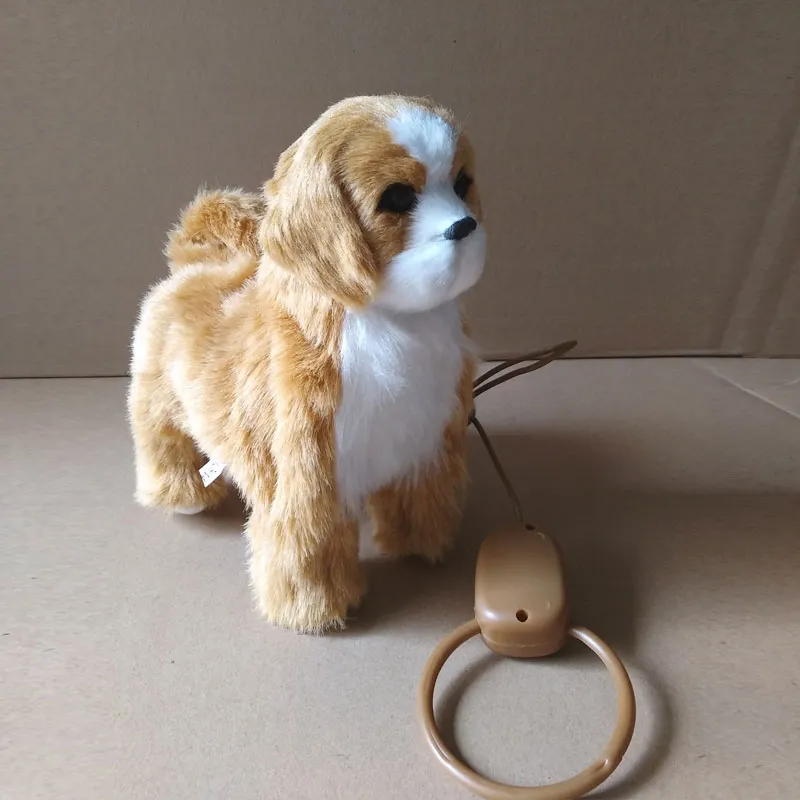 Electronic Plush Dog Toy Robot Cat Sing Song Puppy Leash Control Music Animal - £29.65 GBP