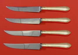 Lady Diana by Towle Sterling Silver Steak Knife Set 4pc HHWS  Custom Made 8 1/2&quot; - £230.65 GBP