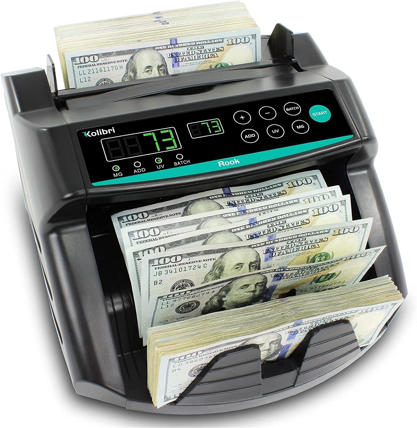 Money Counter with UV/MG/IR Counterfeit Detection – Count Add &amp; ... - $197.51