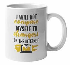 Make Your Mark Design Strangers on Internet Self Care &amp; Feminist Quote Coffee &amp;  - £15.56 GBP