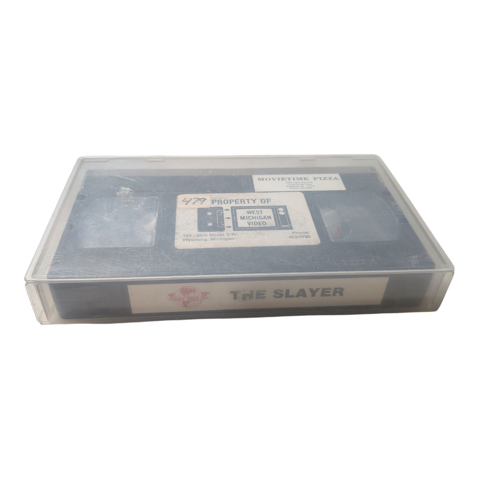 the slayer vhs 1982 planet video Horror No Cover Art Rare HTF untested  Item image 2