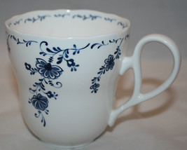 Noritake Japan Primachina  8709 White Blue Coffee Tea Mug Cup Floral  - £56.90 GBP