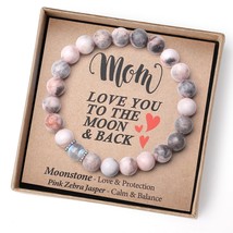 Gifts for Mom Birthday Gifts from Daughter Son Moonstone Bracelet Women Christma - £17.58 GBP