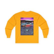 Plymouth Turismo Car Long Sleeve Tee Shirt Graphic Print Crewneck Unisex... - $21.40+