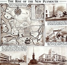The Rise Of New Plymouth History 1953 Article From Sphere UK Import DWII3 - £23.44 GBP