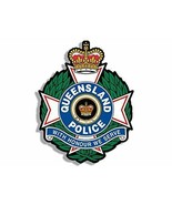 AUSTRALIA QUEENSLAND POLICE CREST 4&quot; BUMPER CAR STICKER DECAL MADE IN USA - £13.53 GBP