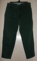 EXCELLENT WOMENS L.A. BLUES DISTRESSED DARK GREEN RELAXED JEANS  SIZE 20... - £29.18 GBP