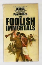 Paul Gallico The Foolish Immortals Ex++ Pb Lancer Books 1ST 1969 - £7.74 GBP