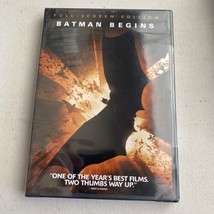 Batman Begins (DVD, 2005, Full Screen) Christian Bale Caine Oldman Sealed New - £9.51 GBP