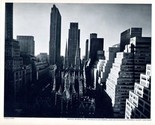 Gothic Spires St Patrick&#39;s Cathedral &amp; Skyscrapers Present Sharp Contras... - $49.63