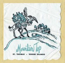 Mountain Top Napkin St Thomas United States Virgin Islands Banana Daiquiri - $13.86