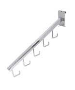 5 HOOK WATERFALL SQUARE TUBE CHROME FOR GRID PACK OF 10 - $71.53 CAD
