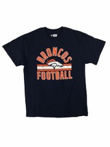 Denver Broncos Team Apparel T-Shirt - Kid&#39;s Size M - Dark Navy Blue - £7.09 GBP