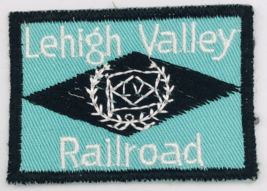 Lehigh Valley Railroad LV Train Locomotive Turquoise &amp; Black Patch 2.75&quot; x 2&quot; - £6.05 GBP