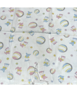 Vintage Children’s Kitten And Ball Pillowcase 28x14” Retro Kitty  Cat Pl... - $17.49