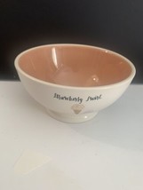 Rae Dunn &quot;Strawberry Swirl&quot; Ice Cream Cone Bowl Collectible Dish - $7.52