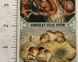 Chocolat Felix Potin Victorian Trade Card VTC 6 - $6.92