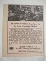 1924 Ad Index Visible, Inc, New Haven, Ct. Bookkeeping - $7.99