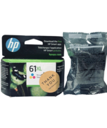 LOT of 2 HP CH564WN #140 Tri-Color Ink Cartridge &amp; HP Black 61 XL CH563W - $32.62