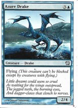 Magic the Gathering Card- Azure Drake - $1.00