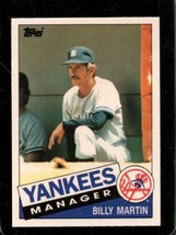 1985 Topps Traded #78 Billy Martin Nm+ Yankees Mg - £4.23 GBP