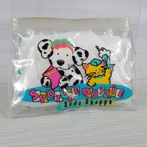 Vintage 1997 Sanrio Spottie Dottie Soda Shoppe 4x3&quot; Clear Vinyl Coin Purse Pouch - $29.09