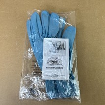 Magic Bristle Cleaning Gloves Blue Fingertip Brush Protect Hands Non-Scr... - $11.99