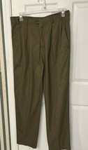 Thornton Bay Co. Men&#39;s Dress Pants Khaki (olive green) Color Size 34 X 32 - £13.08 GBP