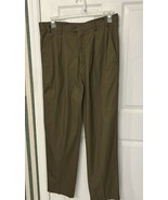 Thornton Bay Co. Men&#39;s Dress Pants Khaki (olive green) Color Size 34 X 32 - $16.68