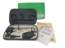 Welch Allyn Ophthalmoscope Model 3.5 Volt Set Otoscope Rechargeable Plug... - £197.20 GBP