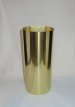 Brass Cylinder Wall Sconce Vintage 1970s-1980s Wall Lighting Light - $34.65
