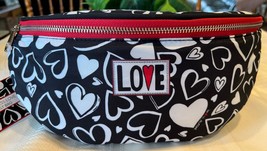 Brighton Endless Love Belt Bag Fanny Pack Bum Waist Crossbody Heart Prin... - $22.00