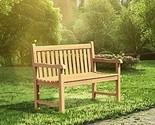 Outdoor Bench Garden Bench, A-Grade 100% Teak Bench For Front Porch With... - £461.59 GBP