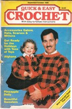 Quick & Easy Crochet Volume III Issue 5 Sep-Oct 1988 crochet patterns - $1.49