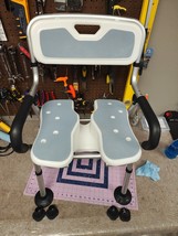Yaxro Aluminum Alloy Bath Chair Shower Chair Elderly Non-Slip Fodable - $2,479.11 MXN