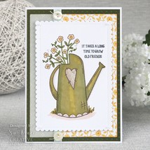 Creative Expressions 6&quot;X4&quot; Clear Stamp Set By Sam Poole Friendship Watering Can - £23.30 GBP