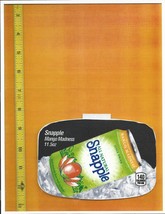 DrP - Snapple Size Snapple Mango Madness 11.5 oz CAN Soda Machine Flavor Strip - £2.35 GBP