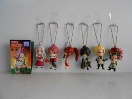 Takara Tomy Fairy Tail Deformed figure Keychain Part 4 set of 6 Complete... - $2,985.37 MXN