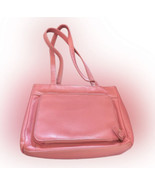 Saint John's Bay Vintage 70s Style Genuine Leather Pink Medium Size Shoulder Bag - $29.70