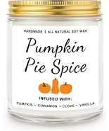 Fall Candles, Pumpkin Cinnamon Spice Candle, Fall Candles Decorations fo... - $369.25 MXN