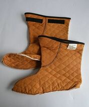 MILITARY INSERT LINER QUILTED BOOT SOCKS INTERM COLD WEATHER ORANGE ALL ... - $24.35
