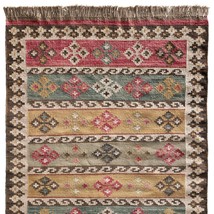 Indische handgefertigte Kelim-Teppiche mit Akzent, Navajo-Vintage-Stil,... - £51.24 GBP+